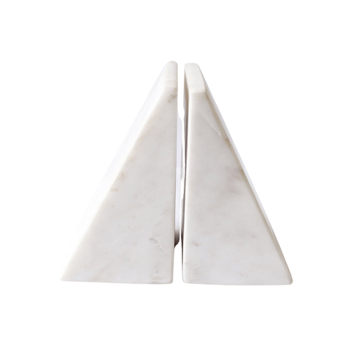 BidK Home Pair of Marble Bookends 790667