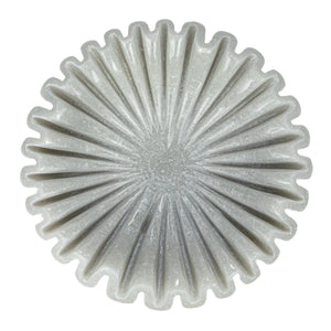 Creative Co-op Marble Fluted Dish Decorative Dishes DF8504
