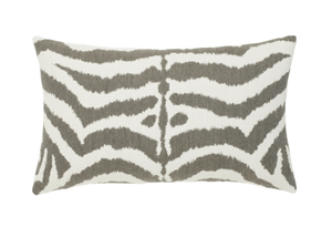 Elaine Smith 12"x20" Zebra Gray Outdoor Pillow Outdoor Pillow 8R3