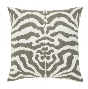 Elaine Smith 22"x22" Zebra Gray Outdoor Pillow Outdoor Pillow 8R1