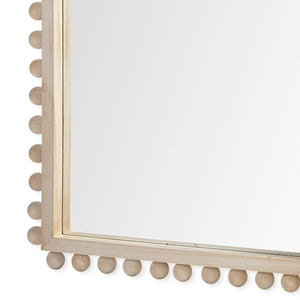 mercana Wood Bead Mirror Mirrors 68523