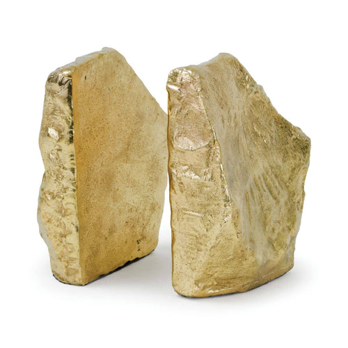 Regina Andrew Rock Bookends Gold 20-1171