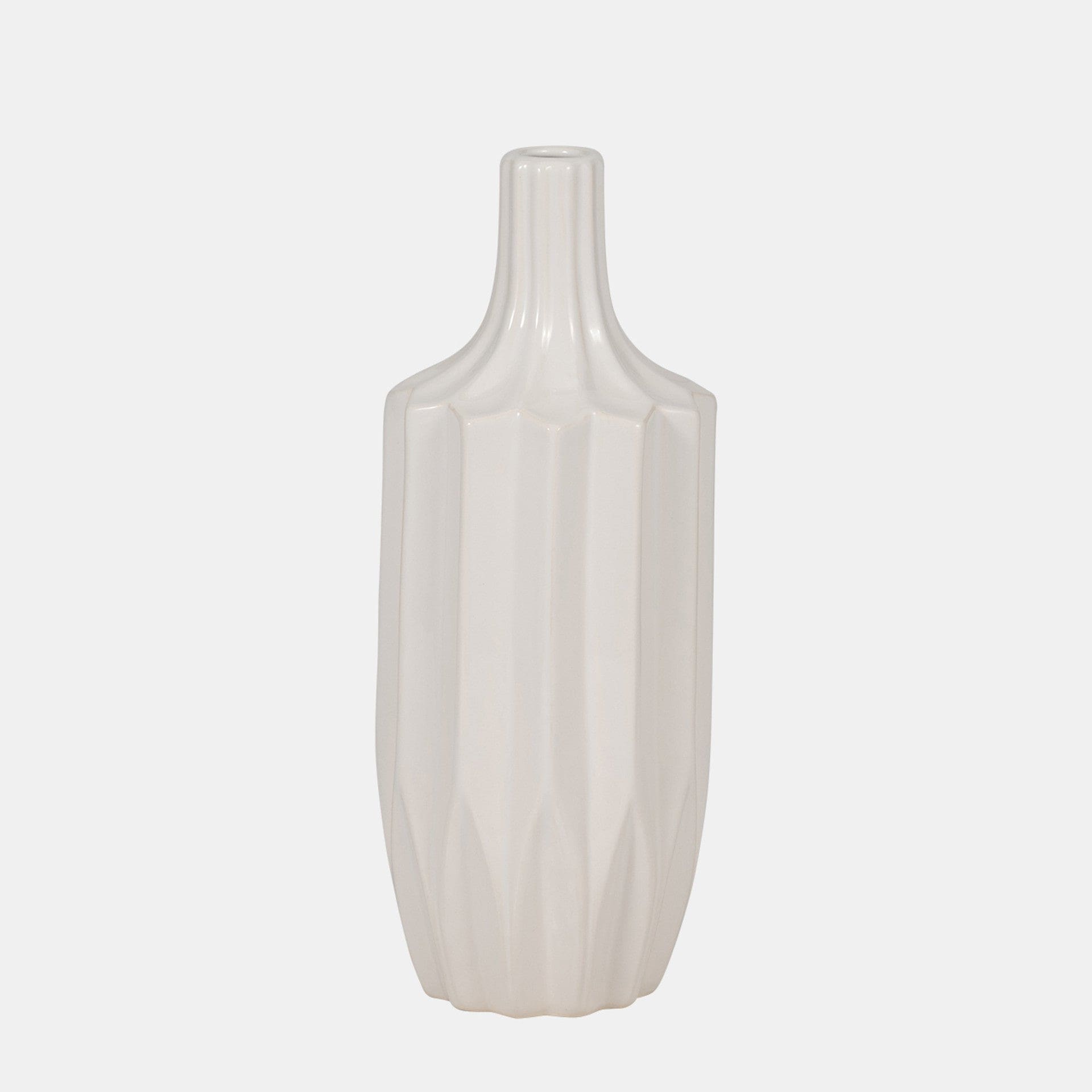 Sage Fluted Modern Vase main image 1