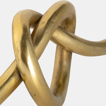 Sagebrook Home Golden Metal Knot Decorative Bowls 17777-02