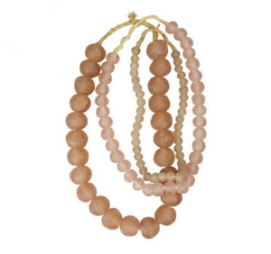 The Bead Chest Recycled Blush Glass Beads
