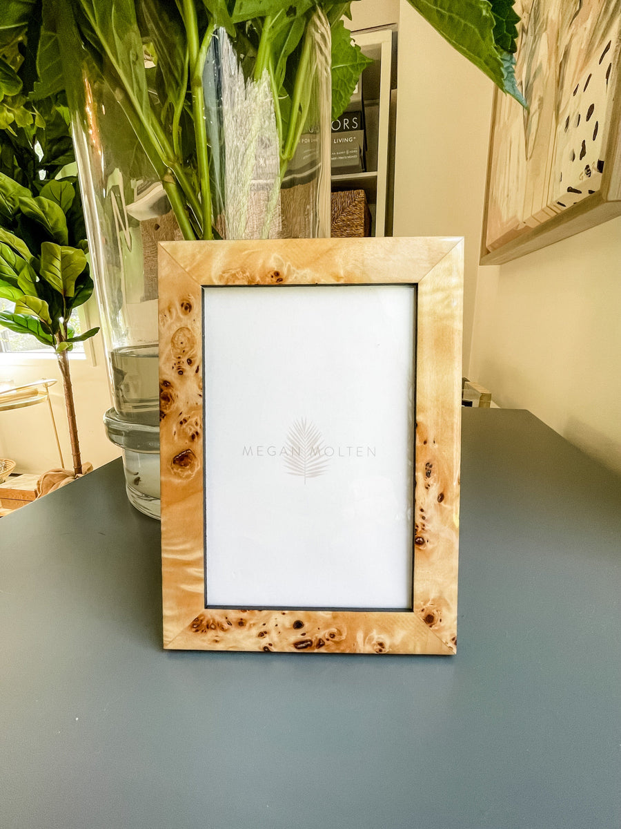 Exotic Burl Wood Gallery Wall Frame