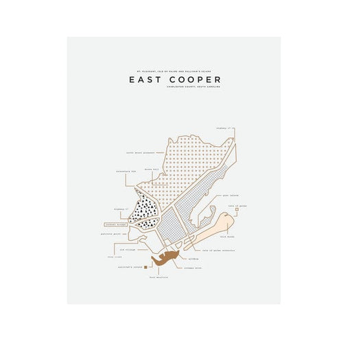 42 Pressed East Cooper City Print Artwork No. 42P233