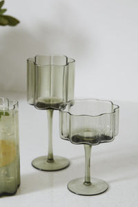 Accent Decor Floret Coupe Glass Drinkware 32465.05