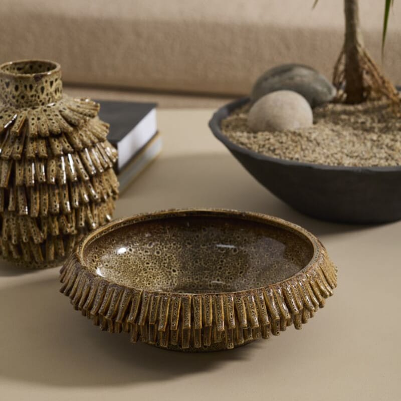 Accent Decor Fringe Bowl Decorative Bowls 51088.64