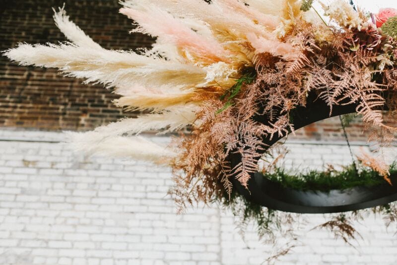 Accent Decor Mini Tan Pampas Bunch Dried Flowers 66661.57