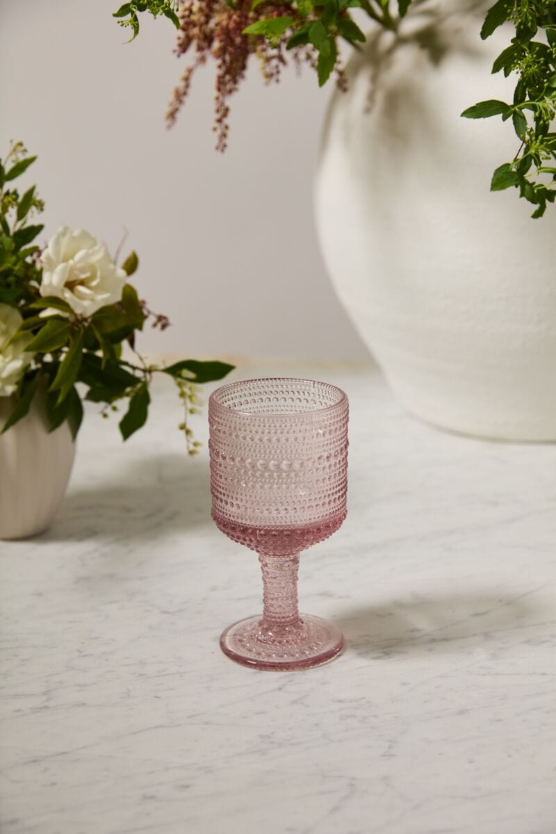 Accent Decor Pink Pomona Drinking Glass Drinkware 31796.08