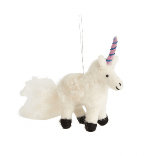 accent decor Sugarsnap Unicorn Ornament Seasonal & Holiday Decorations 19420.00