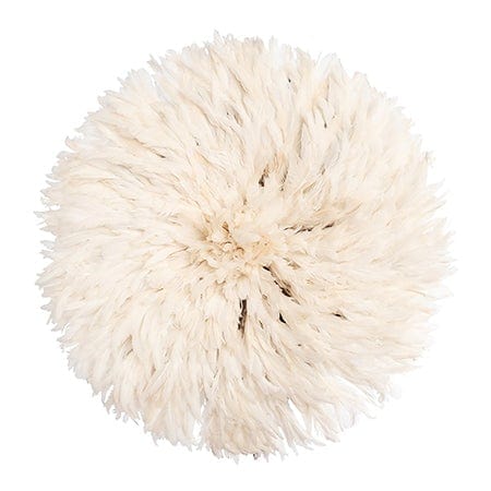 Accent Touch White Ivory Juju Hat Decor