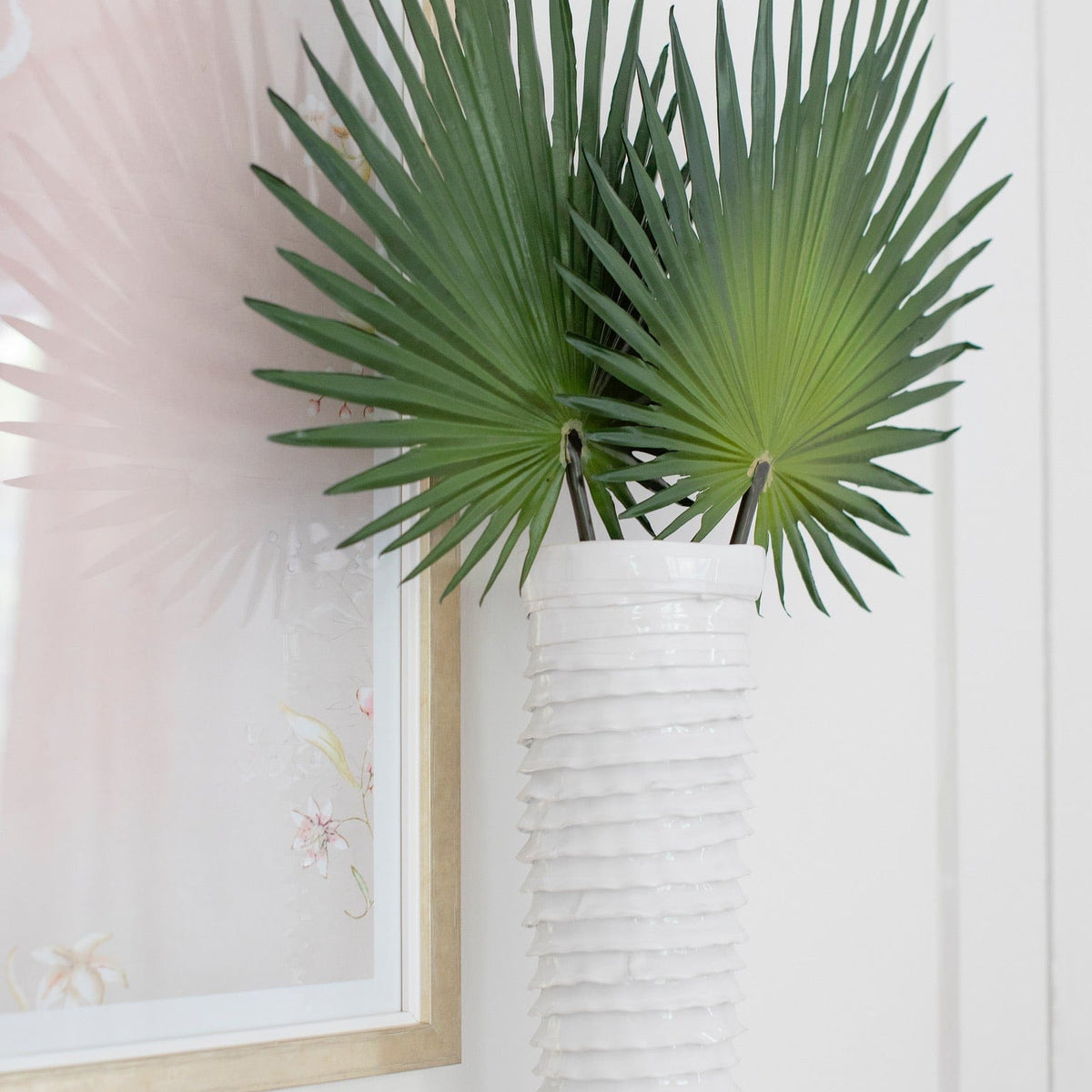faux palm leaf plant Full Faux Fan Palm