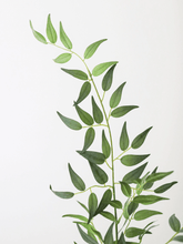 Afloral Italian Ruscus Branch faux flower SLK-PSR249-GR/GY