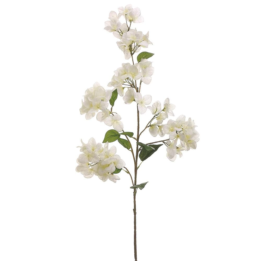 Allstate Floral Bougainvillea Spray Faux Plants FSB130-WH