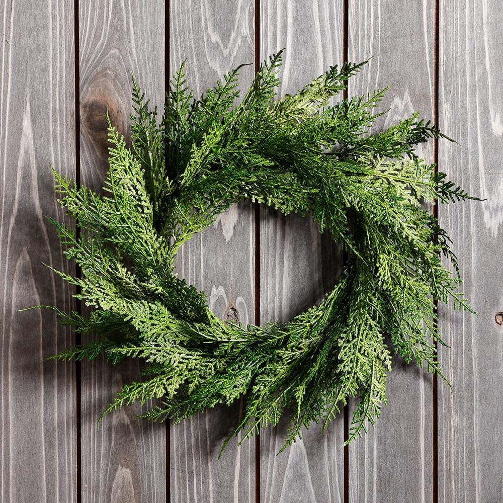 Allstate Floral Cedar Wreath Wreaths YWC411-GR