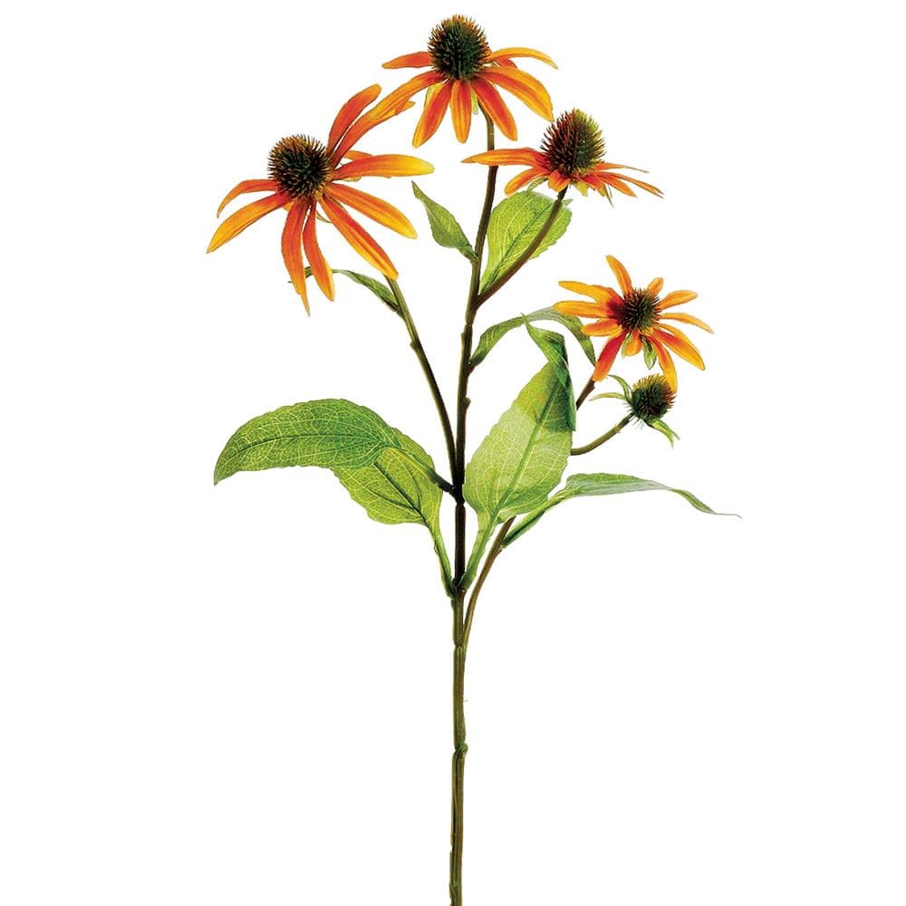 Allstate Floral Echinacea Spray Faux Plants FSE204-OR