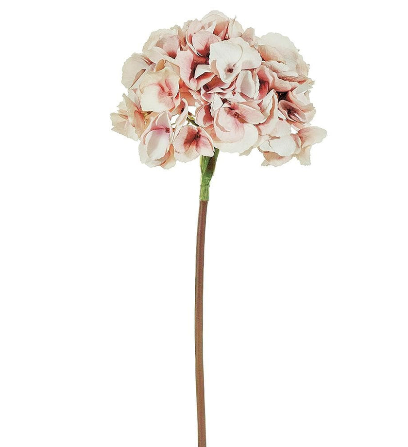 Faux French Hydrangea Spray Pink