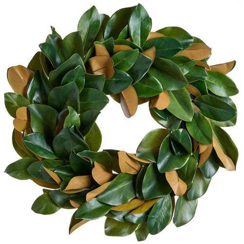 Allstate Floral Faux Magnolia Leaf Wreath Wreaths PMW017-GR