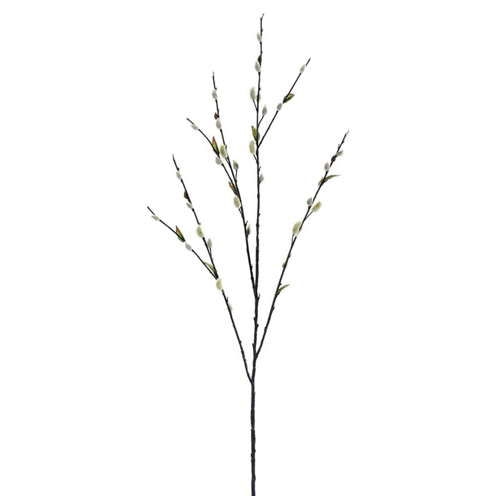 Allstate Floral Faux Pussy Willow Spray Faux Branches FSW845-GR