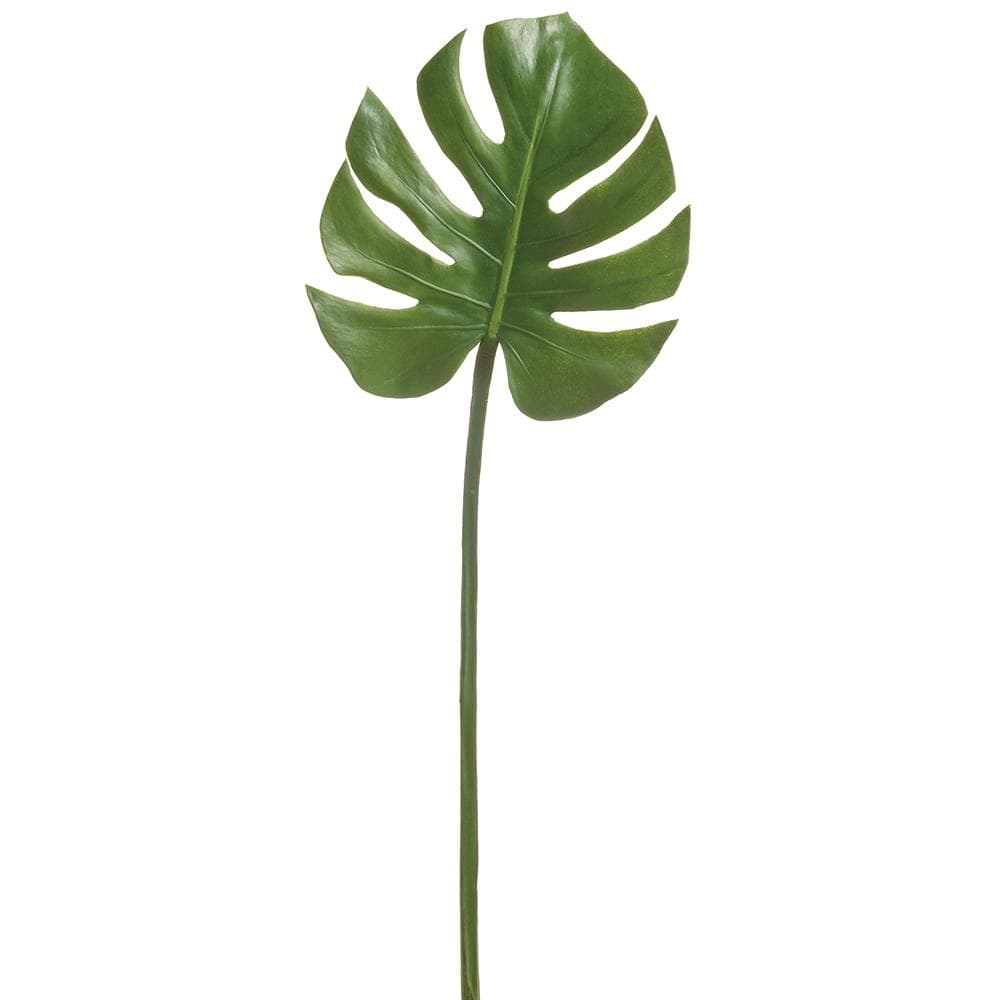 Allstate Floral Faux Real Touch Monstera Leaf Faux Branches PSM050-GR