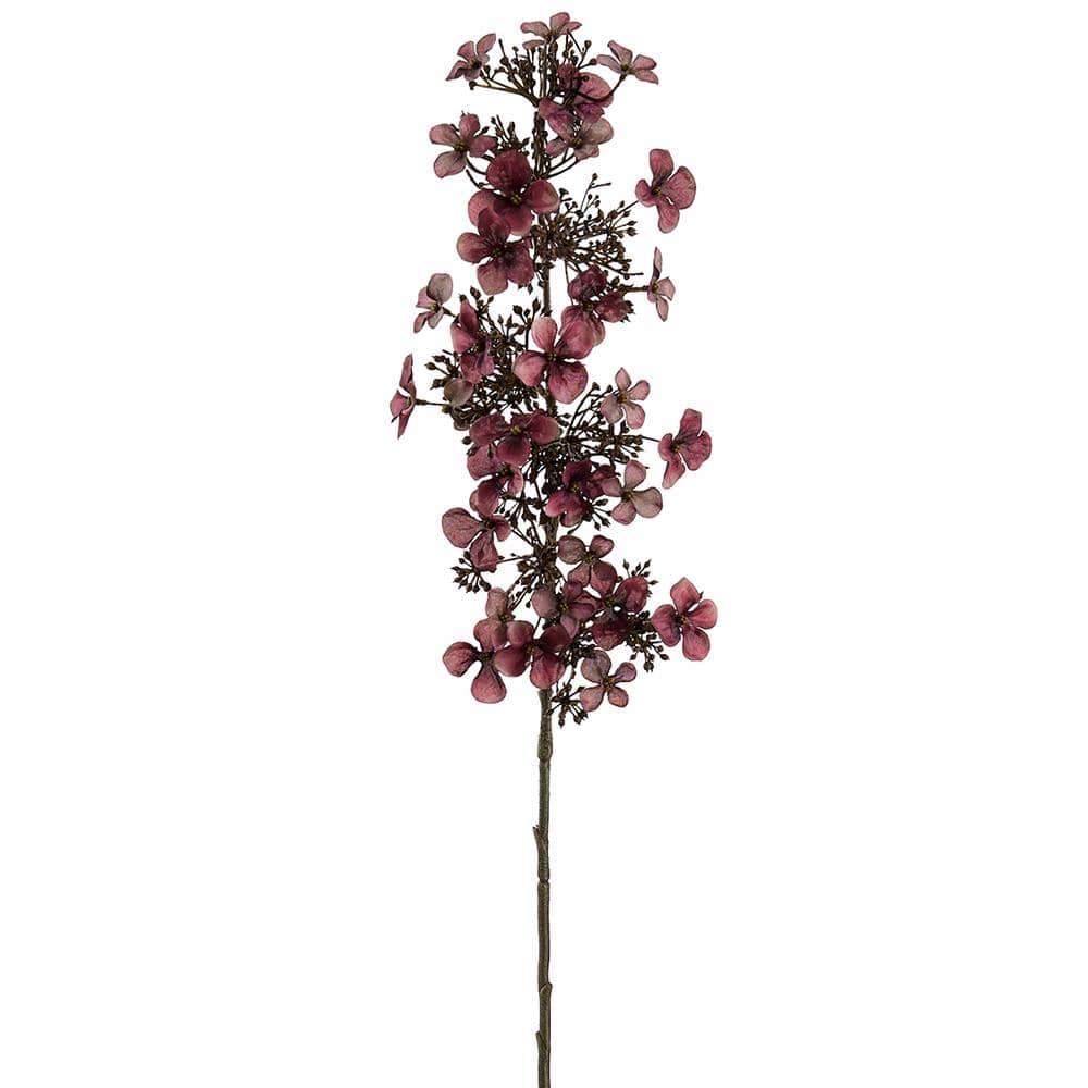 Allstate Floral Hydrangea Spray - Plum Faux Branches FSH174-PL