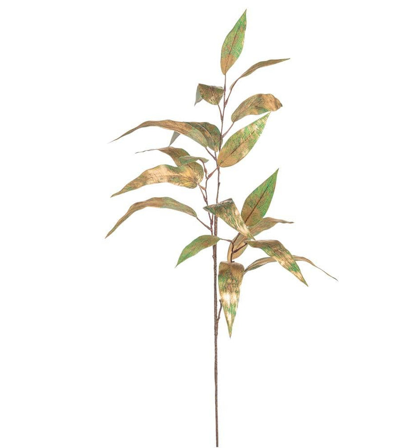 Metallic Eucalyptus Leaf Spray