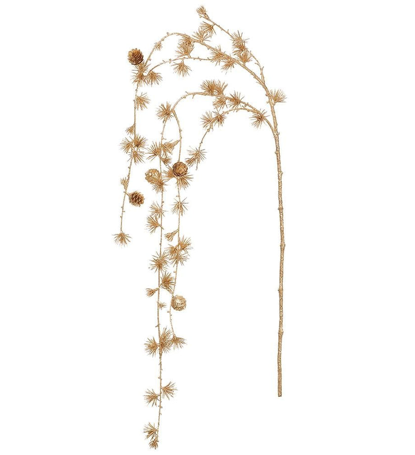 Metallic Larix Hanging Spray