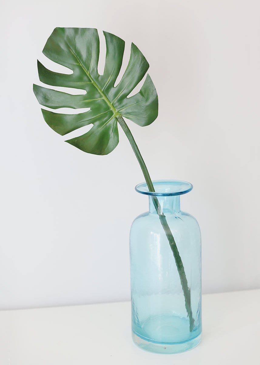 monstera leaves in vase Faux Monstera Leaf – Megan Molten