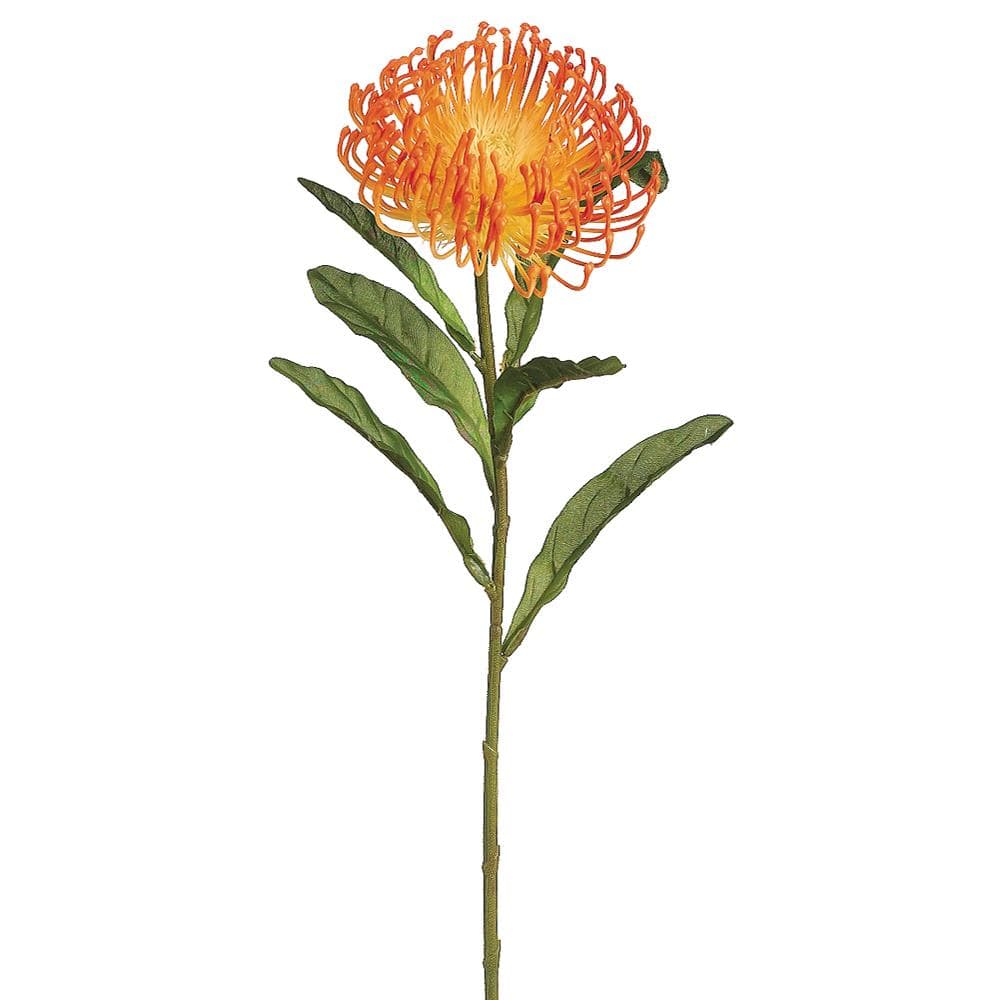 Allstate Floral Open Needle Protea Spray faux flower FSP752-OR