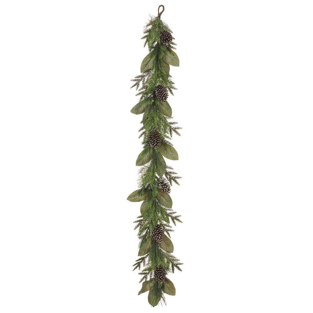 Allstate Floral Pine Cone/Mixed Pine Garland - Green Brown Garlands XDG745-GR/BR