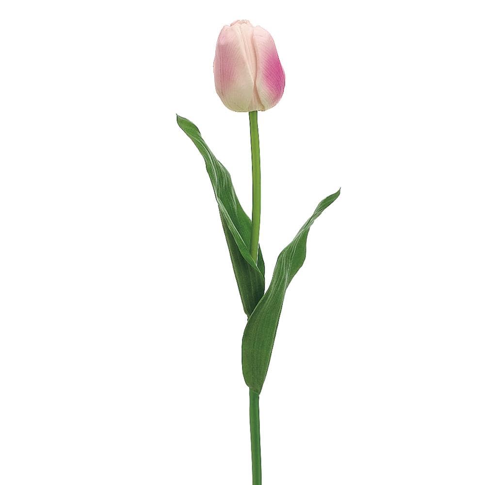 Allstate Floral Real Touch Tulip Spray - Pink faux flower FST502-PK