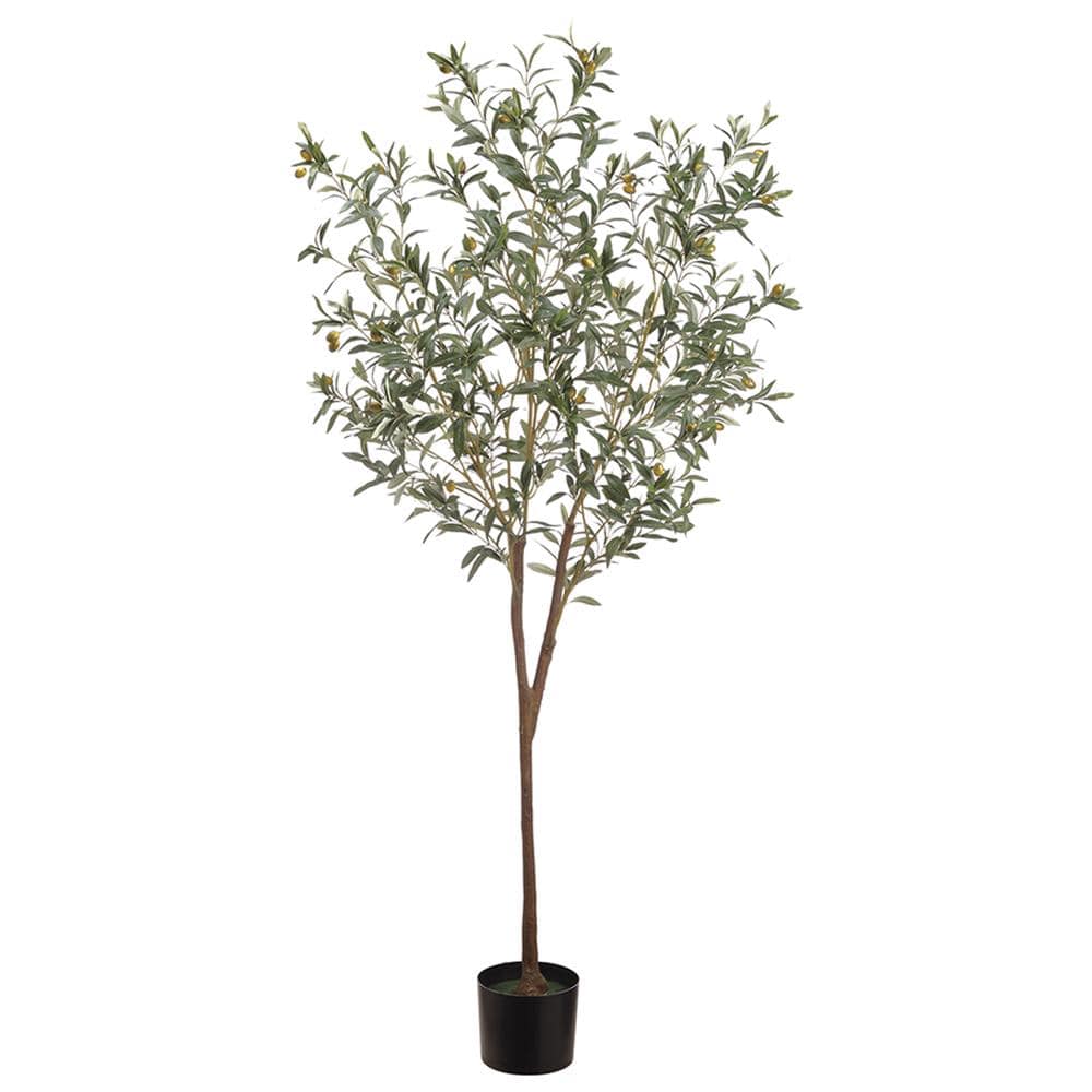 Allstate Floral Small Faux Olive Tree Faux Plants LTO016-GR/GY
