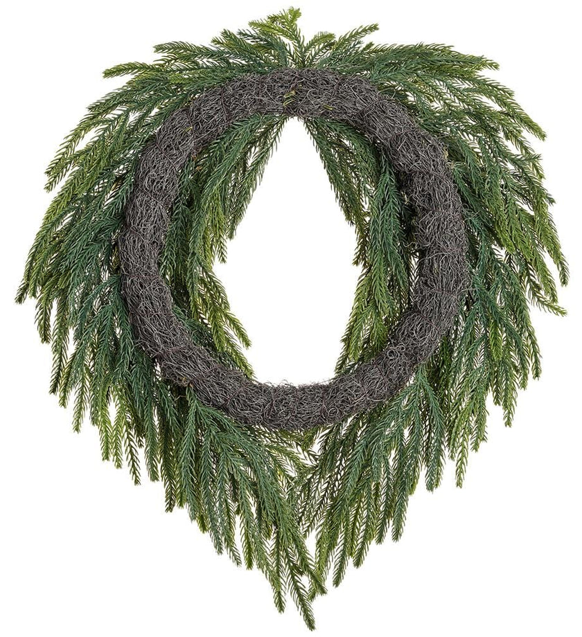 Soft Plastic Willow Pine Wreath - secondary