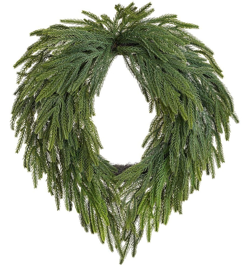 Soft Plastic Willow Pine Wreath