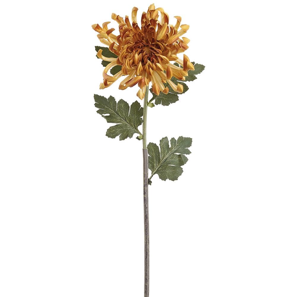 Allstate Floral Spider Mum Spray - Mustard faux flower FSM015-MD