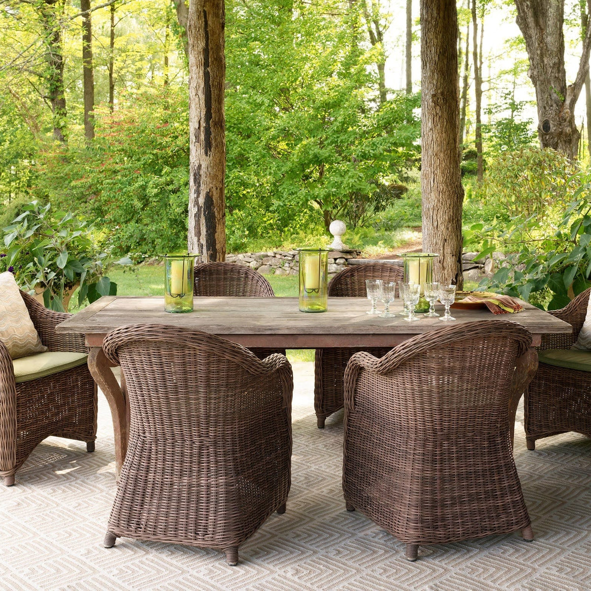 Annie Selke Cleo Indoor/Outdoor Rug- Cement Rugs