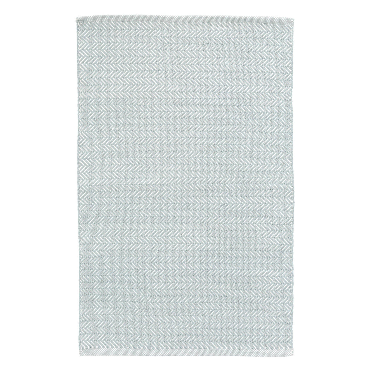 Annie Selke Herringbone Indoor/Outdoor Rug- Light Blue/Ivory Rugs