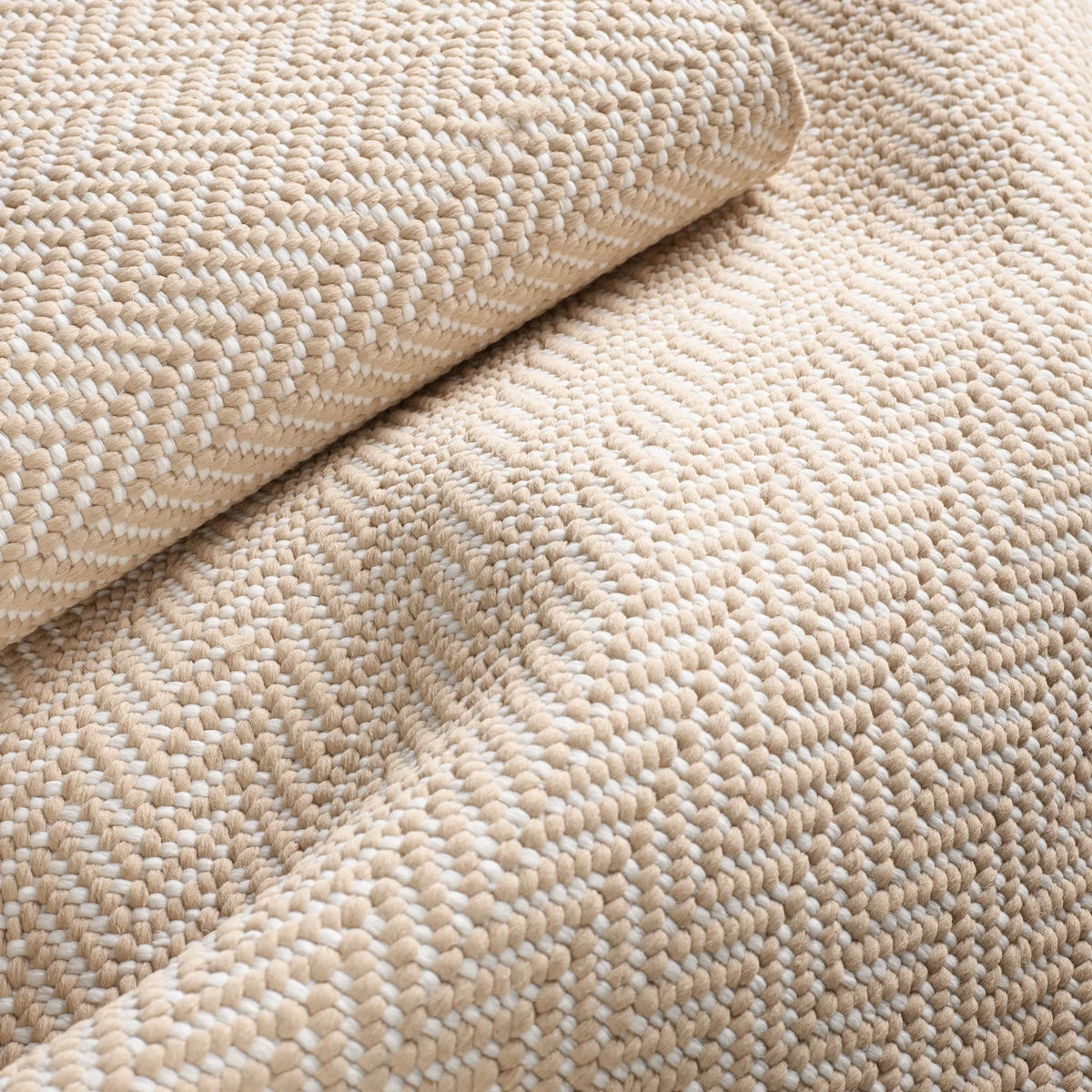 Annie Selke Herringbone Indoor/Outdoor Rug- Linen Rugs