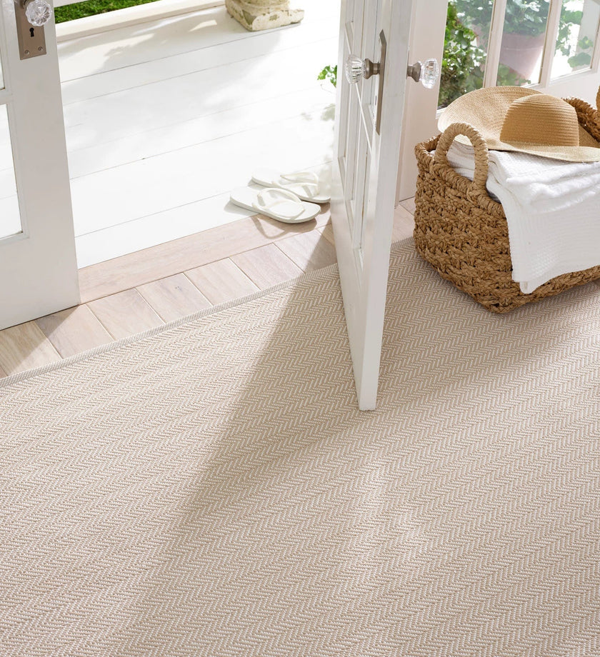 Herringbone Indoor/Outdoor Rug- Linen - secondary