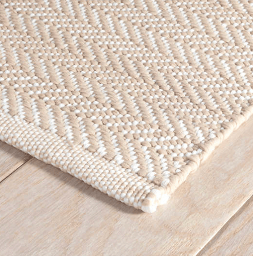 Annie Selke Herringbone Indoor/Outdoor Rug- Linen Rugs