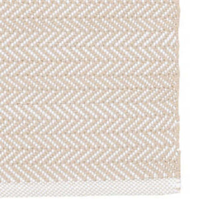 Annie Selke Herringbone Indoor/Outdoor Rug- Linen Rugs