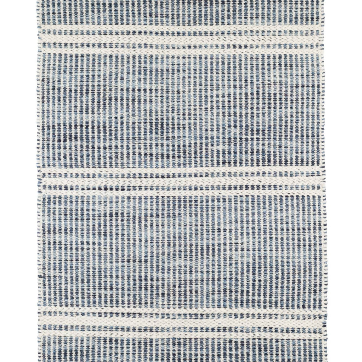 Annie Selke Malta Woven Wool Rug- Blue Rugs