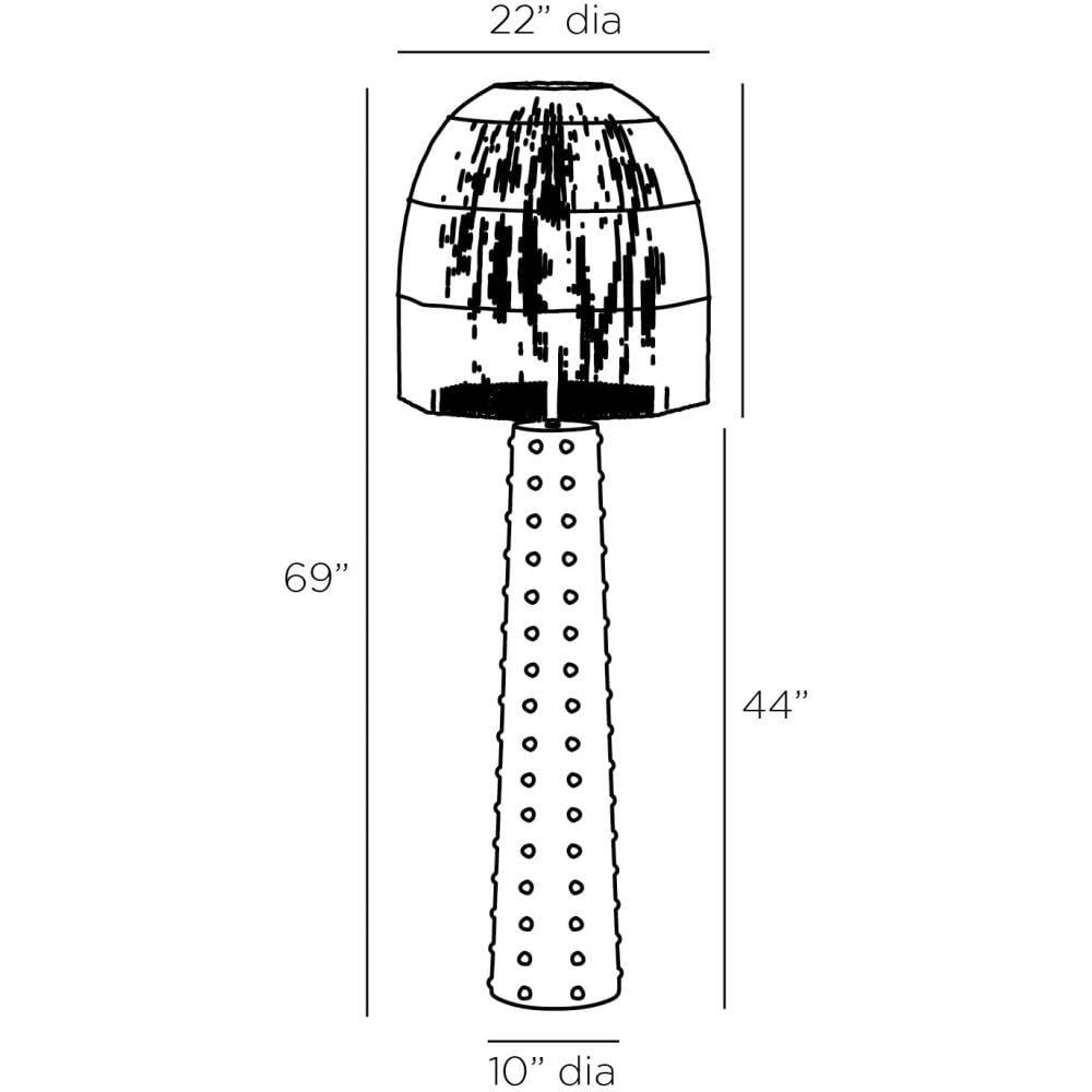 Arteriors Agnes Floor Lamp Floor Lamps PFS02