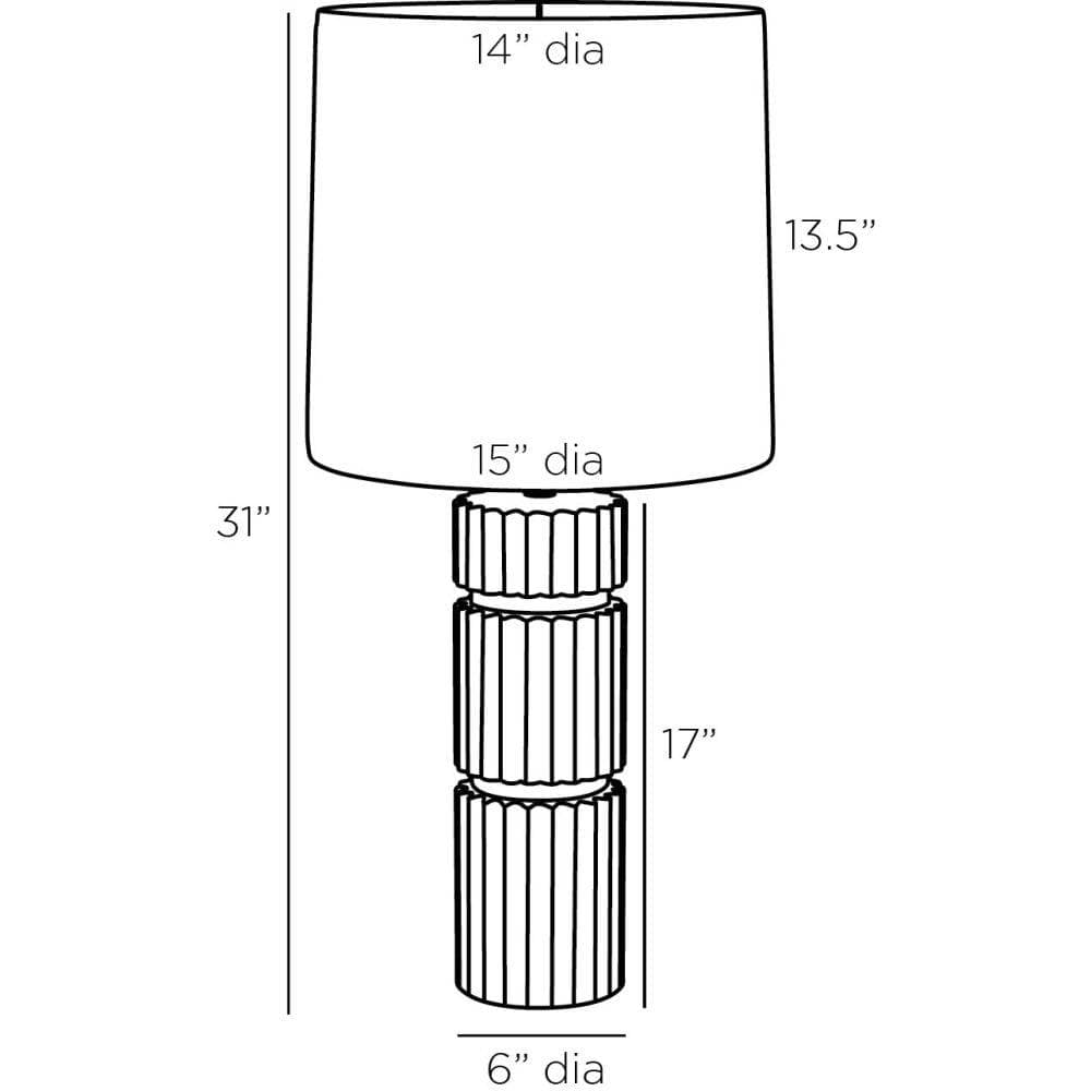 Arteriors Annika Lamp Table Lamps PTC14-SH018