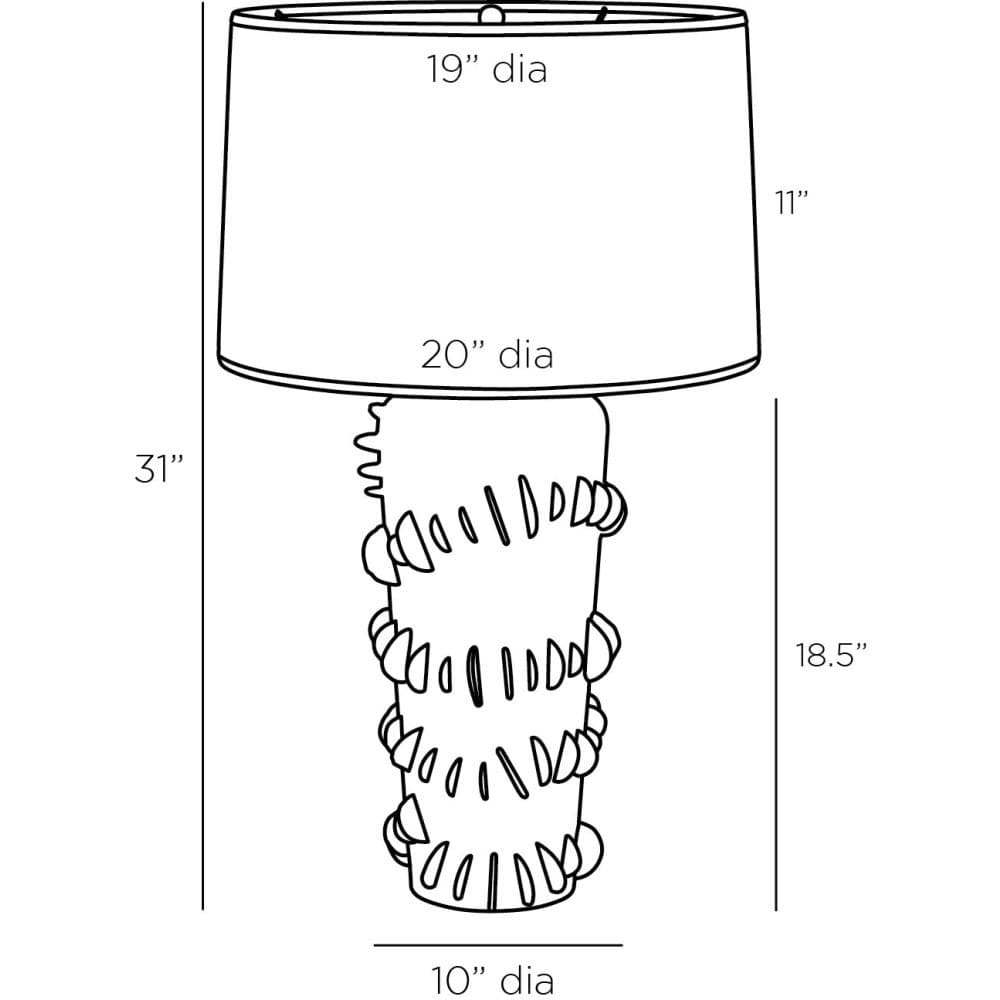 Arteriors Beatrix Lamp Lamps PTC11-SH021
