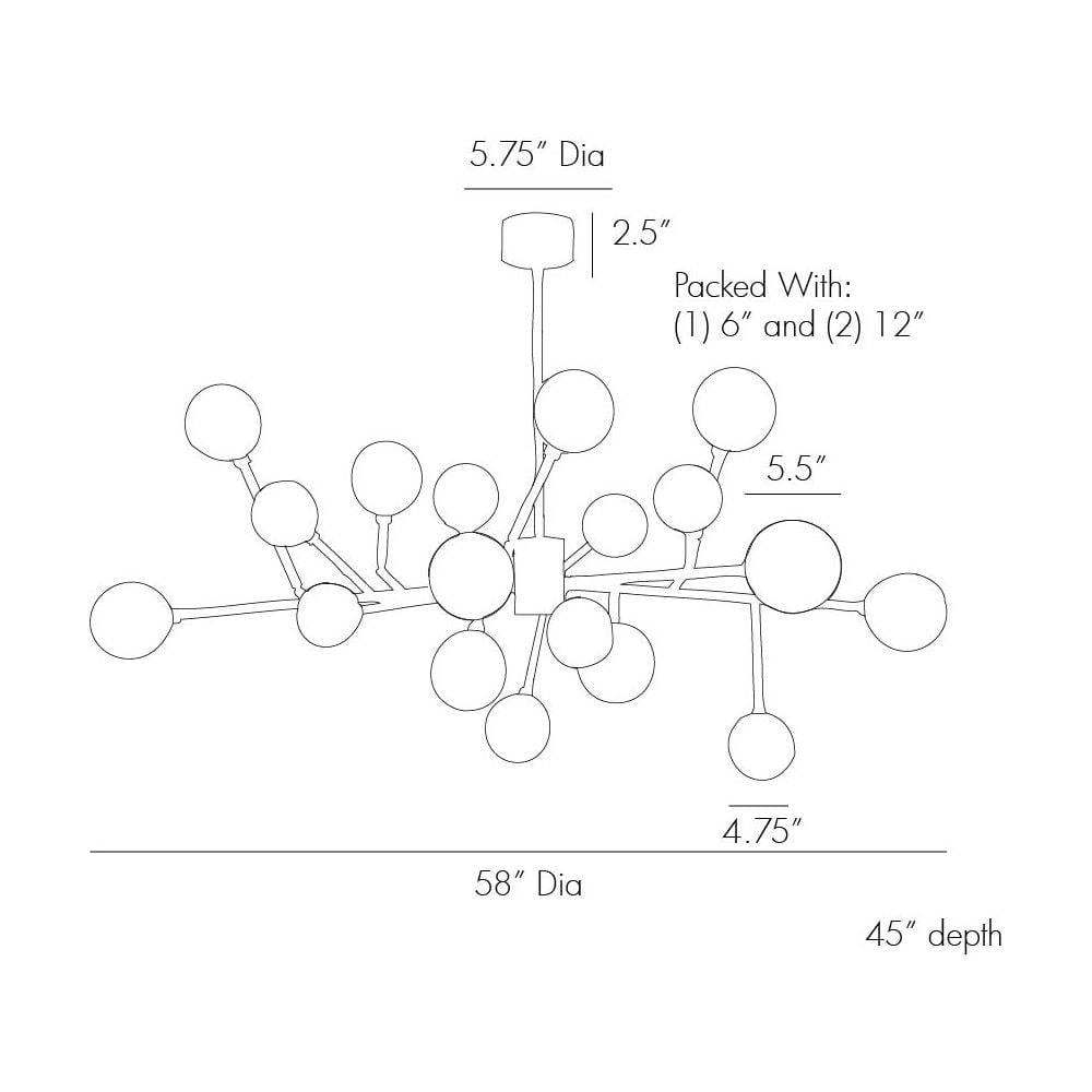 Arteriors Dallas Chandelier Chandeliers 89966