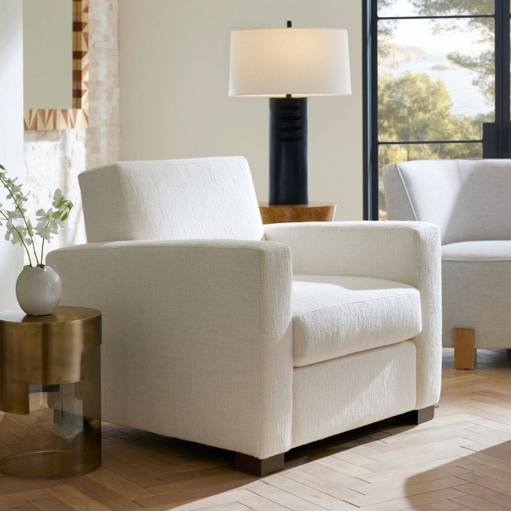 Arteriors Dodson Chair Cloud Bouclé Accent Chair FRU07