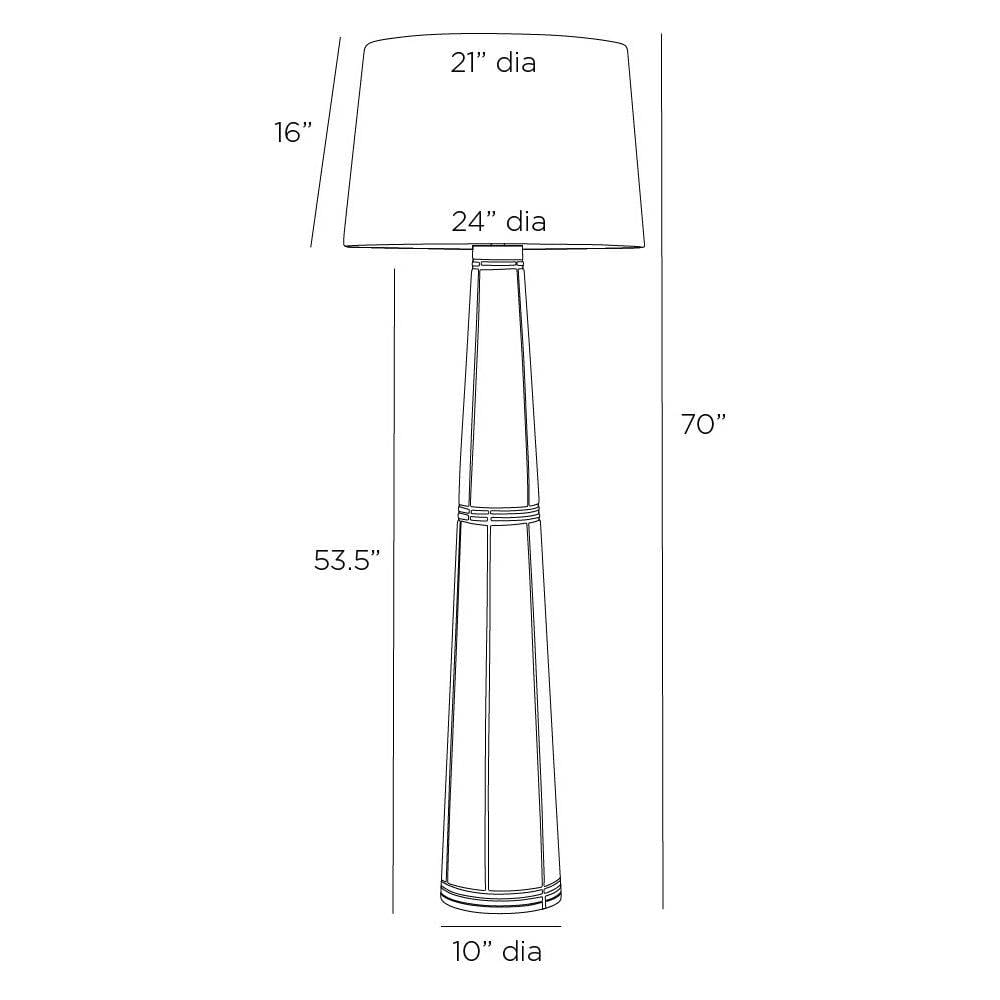 Arteriors Elmhurst Floor Lamp Floor Lamps PFI08-SH052